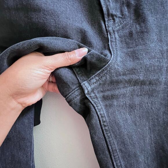 Abercrombie & Fitch Women's Black Straight Leg Jeans - Picture 5 of 11